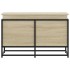 Caja de almacenaje con tapa madera roble Sonoma 80x40x51,5