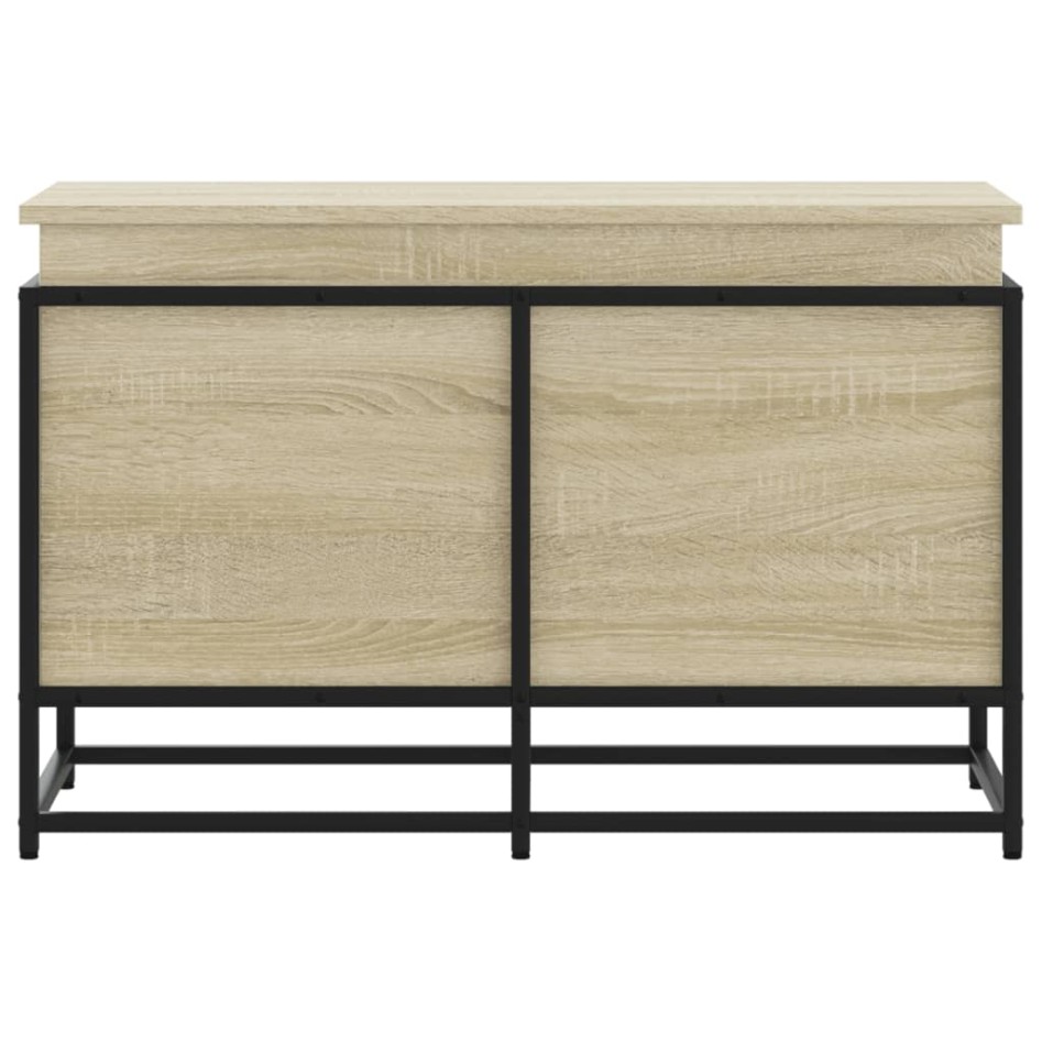 Caja de almacenaje con tapa madera roble Sonoma 80x40x51,5