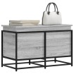 Caja de almacenaje con tapa madera gris Sonoma 80x40x51,5 cm