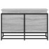 Caja de almacenaje con tapa madera gris Sonoma 80x40x51,5