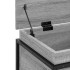 Caja de almacenaje con tapa madera gris Sonoma 80x40x51,5