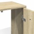 Set de muebles de baño 2 pzas madera contrachapada roble