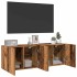 Muebles para TV de pared 2 uds madera envejecida 60x30x41
