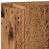 Muebles para TV de pared 2 uds madera envejecida 60x30x41