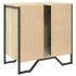 Armario lavabo baño madera ingeniería roble Sonoma 60x35x60
