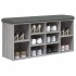 Banco zapatero madera de ingeniería gris Sonoma 102x32x50