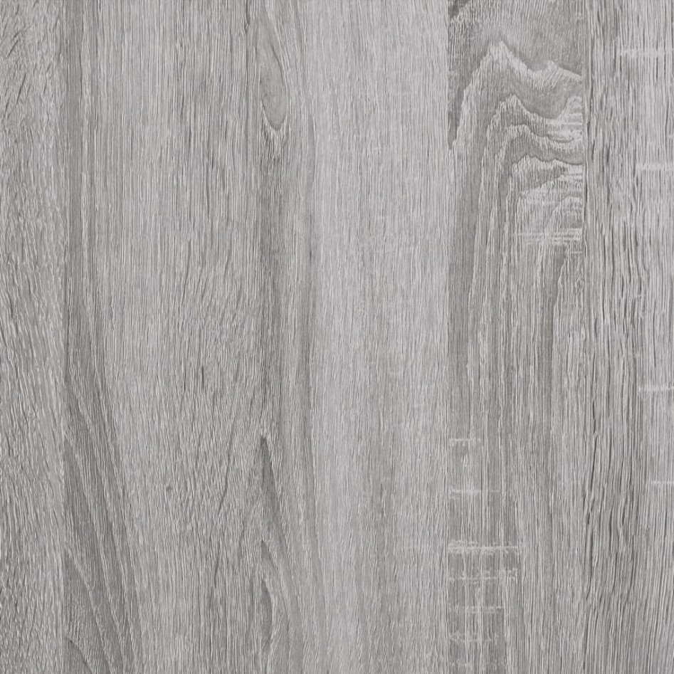 Banco zapatero madera de ingeniería gris Sonoma 102x32x50