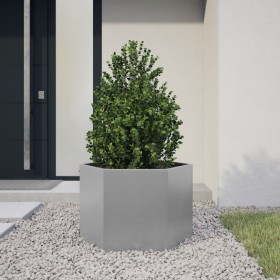 Jardinera hexagonal acero galvanizado 69x60x45