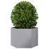 Jardinera hexagonal acero galvanizado 69x60x45