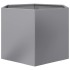 Jardinera hexagonal acero galvanizado 69x60x45
