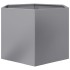 Jardinera hexagonal acero galvanizado 69x60x45
