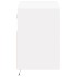 Mueble de TV de pared con luces LED blanco 80x31x45
