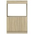 Aparador alto madera ingeniería roble Sonoma 63x33x100