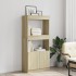 Aparador de madera de ingeniería roble Sonoma 63x33x140
