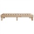 Estructura de cama sin colchón madera maciza de pino 100x200