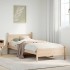 Estructura de cama sin colchón madera maciza de pino 100x200