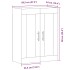 Armario de pared madera ingeniería roble artisian 69,5x34x90