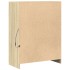 Aparador con LED madera de ingeniería roble Sonoma 77x34x100