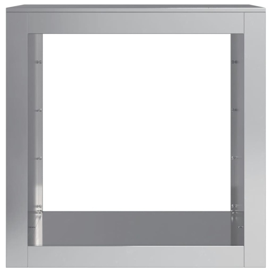 Leñero acero galvanizado 60x40x60