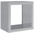 Leñero acero galvanizado 60x40x60