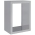 Leñero acero galvanizado 60x40x80