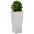 Jardinera de acero inoxidable 35x35x75
