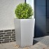Jardinera de acero inoxidable 45x45x75