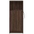 Aparador con LED madera ingeniería marrón roble 42,5x34x100