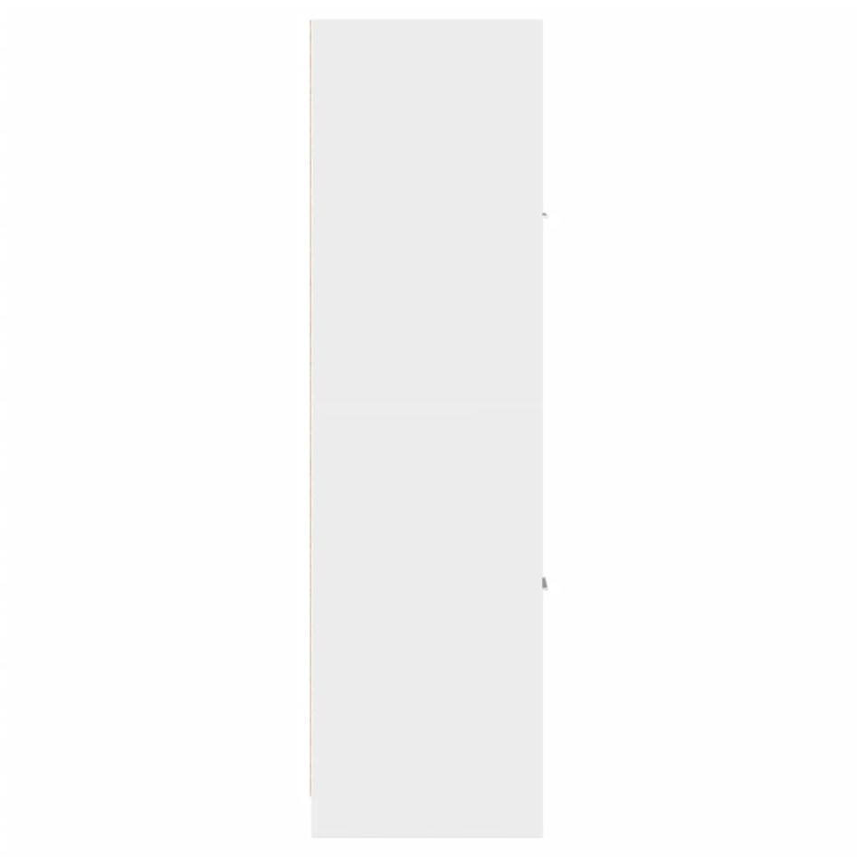 Armario botiquín madera de ingeniería blanco 30x41x144,5