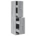 Armario botiquín madera ingeniería gris Sonoma 30x41x144,5