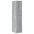 Armario botiquín madera ingeniería gris Sonoma 30x41x144,5