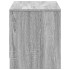 Mueble de TV con LED madera ingeniería gris Sonoma 97x34x40