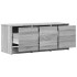 Mueble de TV con LED madera ingeniería gris Sonoma 97x34x40