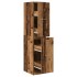 Armario botiquín madera de ingeniería envejecida 30x41x144,5