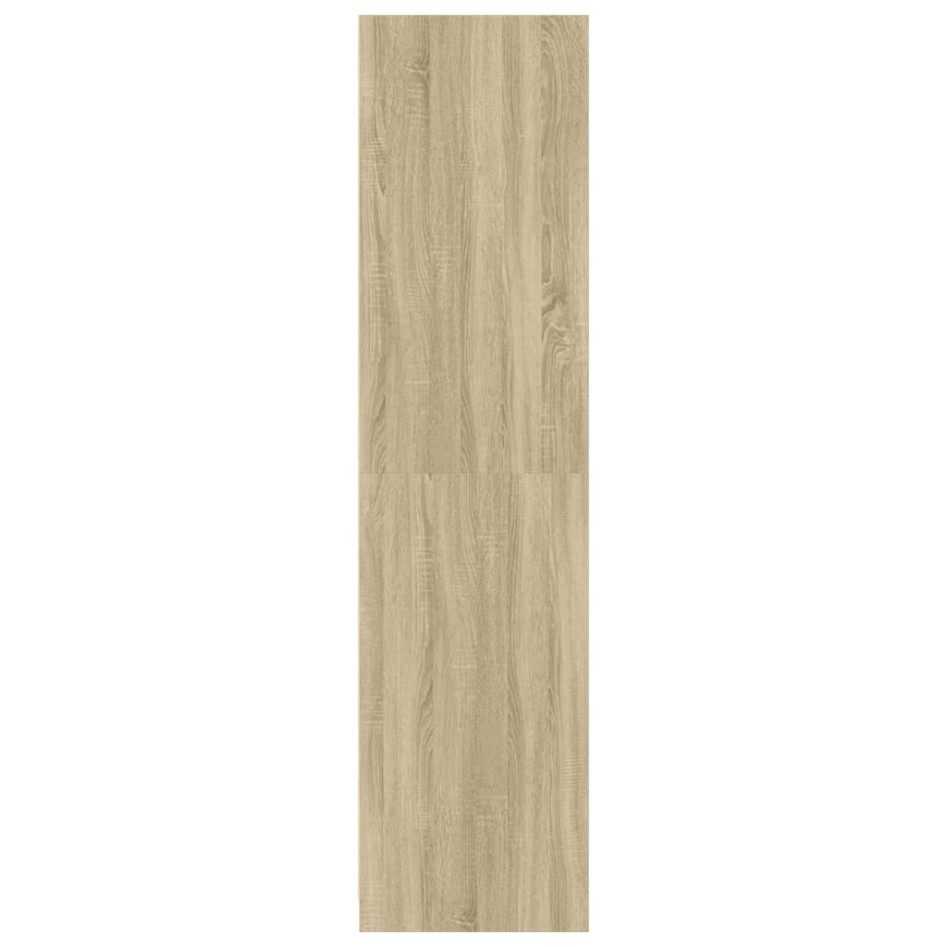 Armario de madera de ingeniería roble Sonoma 30x50x200