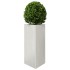 Jardinera trianngular de acero inoxidable 40x34,5x70