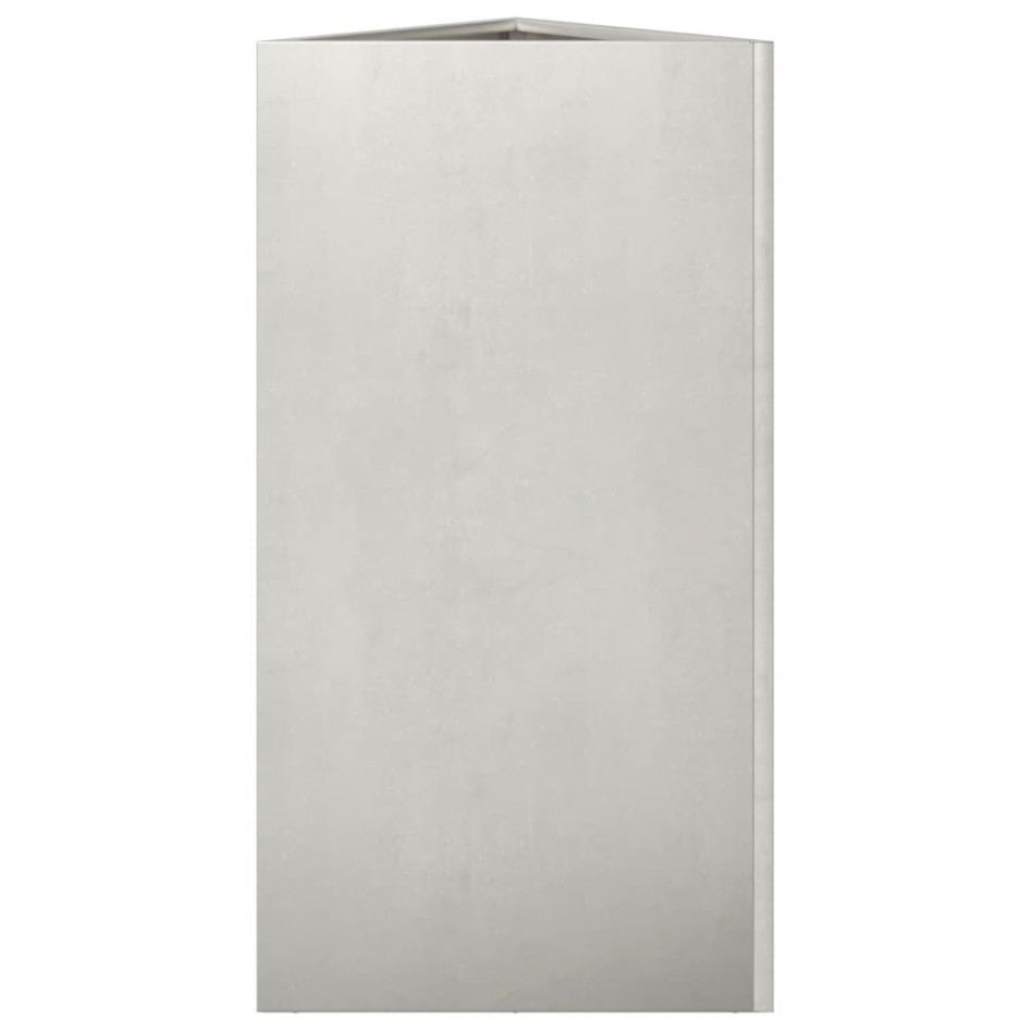 Jardinera trianngular de acero inoxidable 40x34,5x70