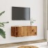 Muebles para TV de pared 2 uds madera envejecida 80x30x30