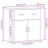 Aparador madera de ingeniería roble artesanal 80x33x70