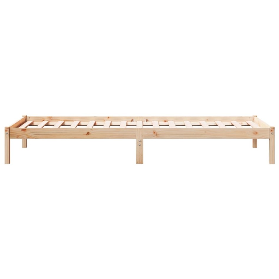 Cama extralarga sin colchón madera maciza de pino 80x210