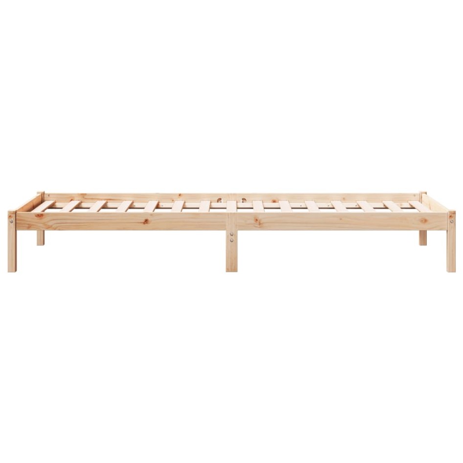 Cama extralarga sin colchón madera maciza de pino 80x220