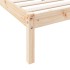 Cama extralarga sin colchón madera maciza de pino 80x220