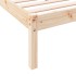 Cama extralarga sin colchón madera maciza de pino 90x220