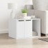 Mueble arenero para gatos madera ingeniería blanco 60x40x40