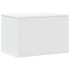 Mueble arenero para gatos madera ingeniería blanco 60x40x40