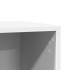 Mueble arenero para gatos madera ingeniería blanco 60x40x40