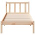 Cama extralarga sin colchón madera maciza de pino 80x210