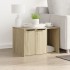 Mueble arenero para gatos madera roble Sonoma 60x40x40