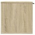 Mueble arenero para gatos madera roble Sonoma 60x40x40