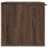 Mueble arenero para gatos madera ingeniería marrón 60x40x40